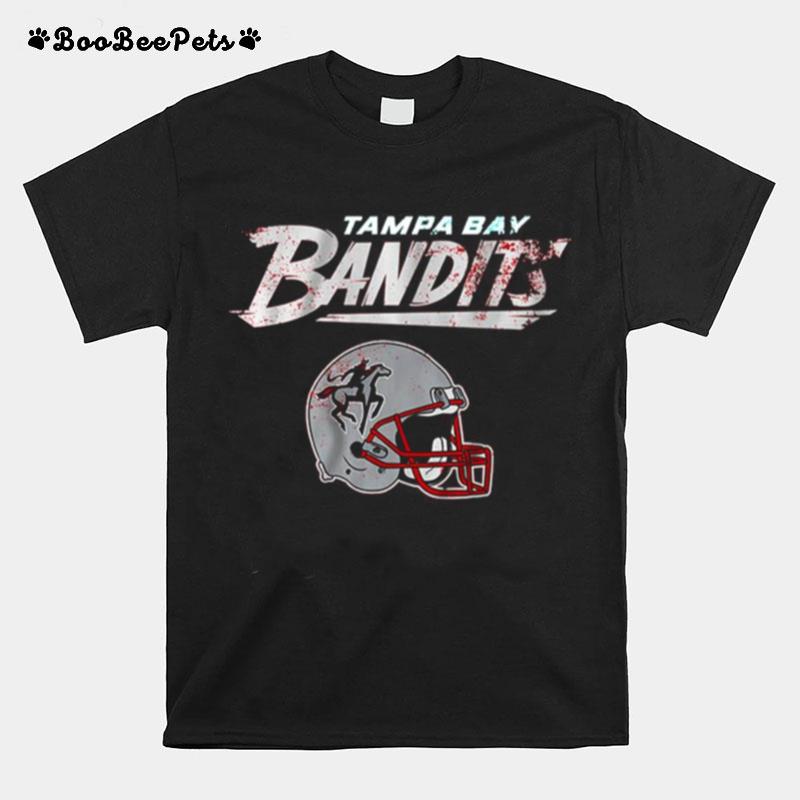 Tampa Bay Bandits Vintage Helmet T-Shirt