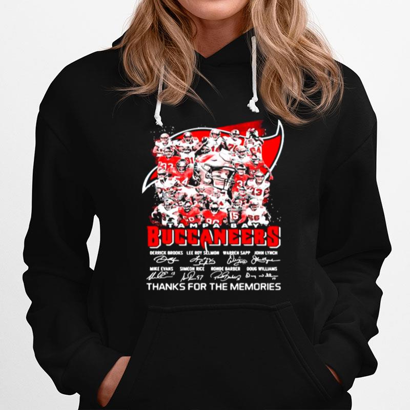 Tampa Bay Buccaneers Signature Thanks For The Memories Hoodie