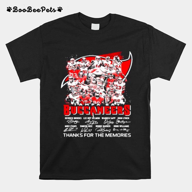 Tampa Bay Buccaneers Signature Thanks For The Memories T-Shirt