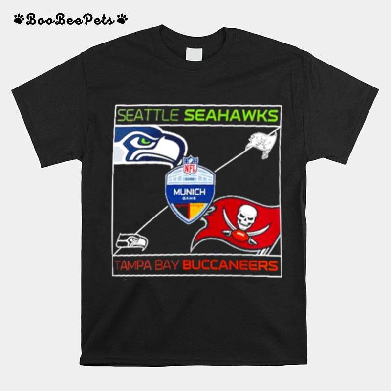 Tampa Bay Buccaneers Vs. Seattle Seahawks 2022 Nfl Matchup T-Shirt