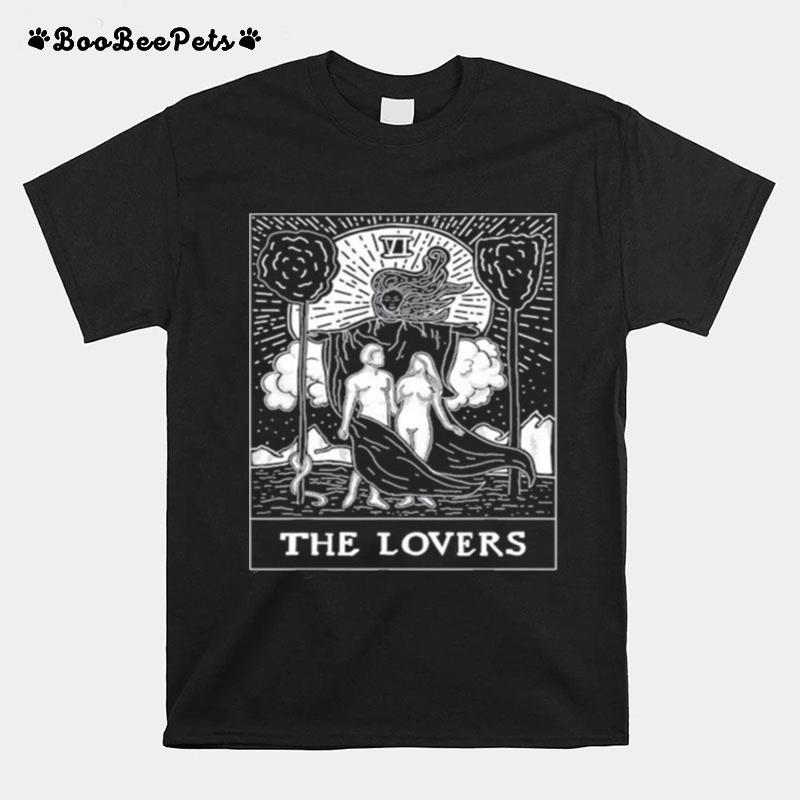 Tarot Card The Lovers Vi Occult Vintage T-Shirt