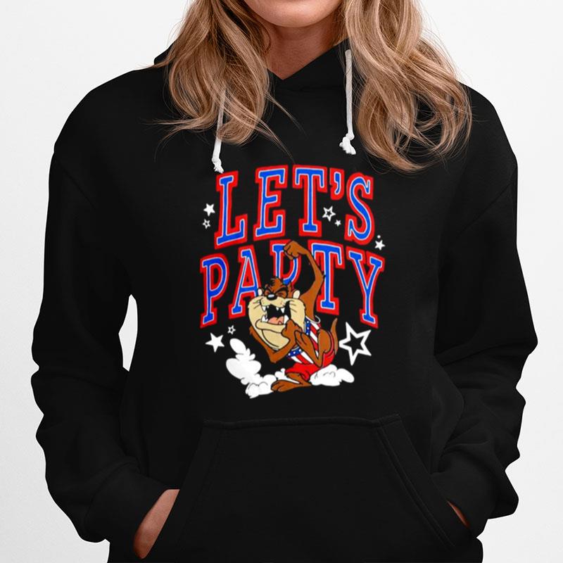 Taz Usa Lets Party Hoodie