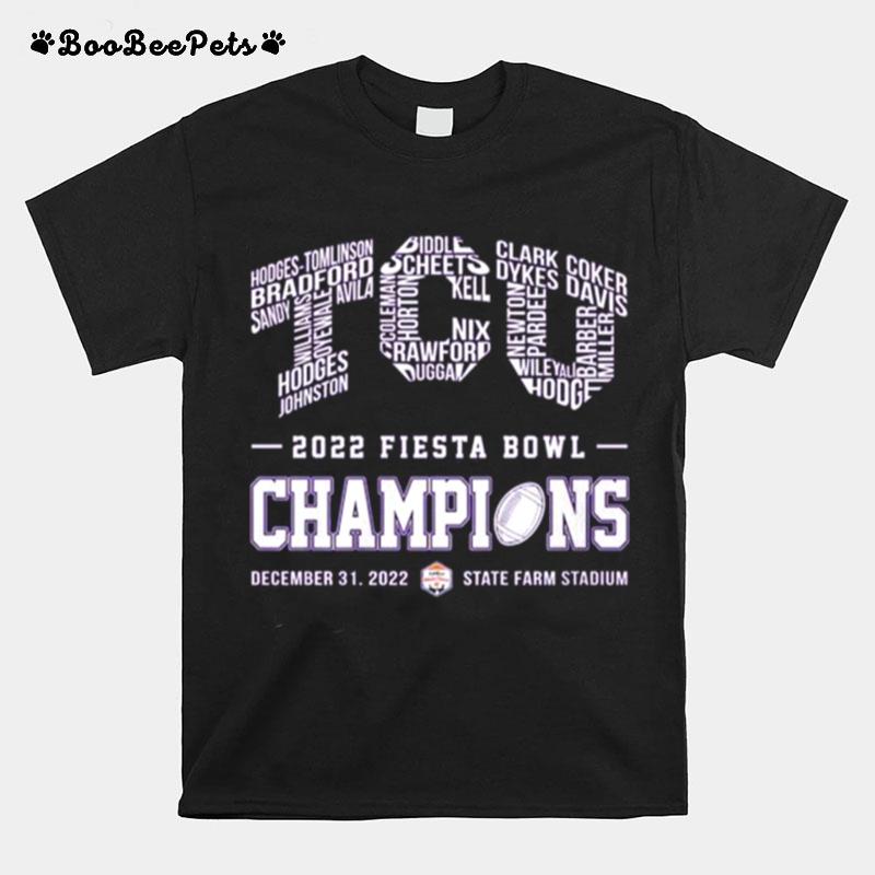 Tcu 2022 Fiesta Bowl Champions State Farm Stadium T-Shirt