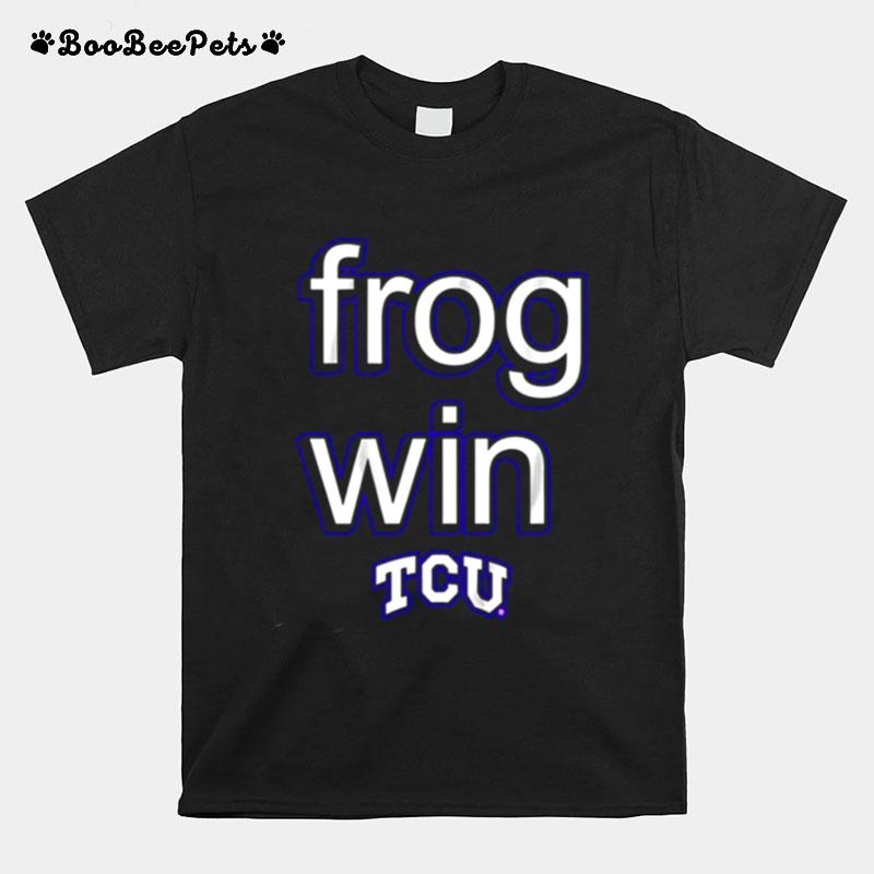 Tcu Football Frog Win 2022 T-Shirt