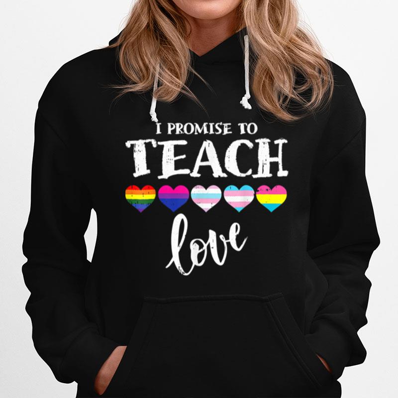 Teacher Ally Lgbt Teaching Love Rainbow Pride Month T B0B31Gc9Gj Hoodie