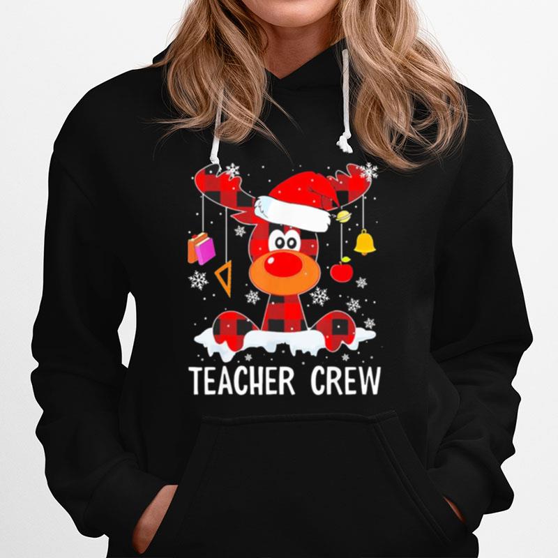 Teacher Crew Reindeer Christmas Hoodie