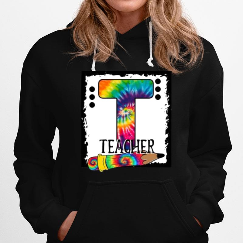 Teacher School Hippie Colorful Hoodie