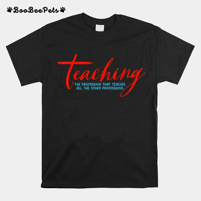 Teaching Profession Preschool Virtual Daycare Teacher T-Shirt