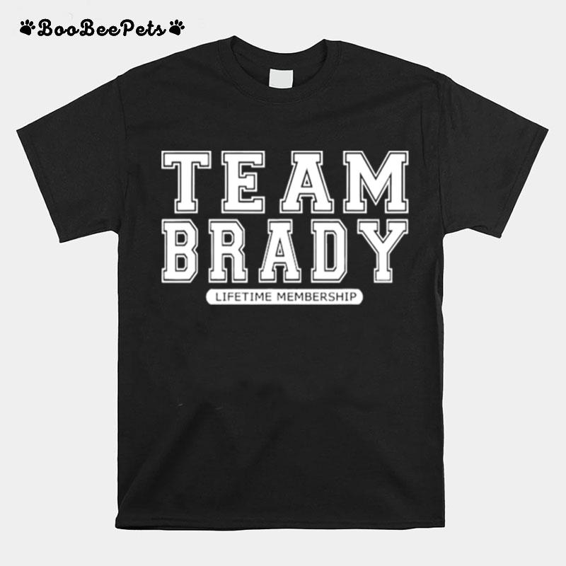 Team Brady Lifetime Membership Tampa Bay Buccaneers T-Shirt