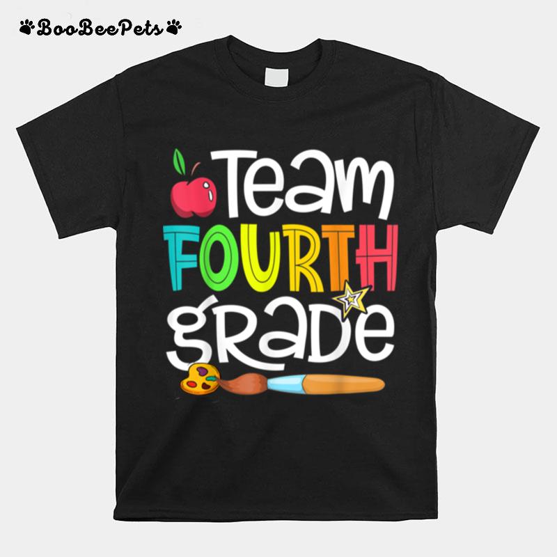 Team Fourth Grade We Stick Together Back To School Girl Boy T B0B4Zqclw1 T-Shirt