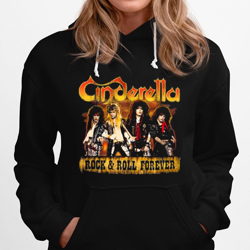 Team Music Rock N Roll Cinderella Band Vintage Hoodie