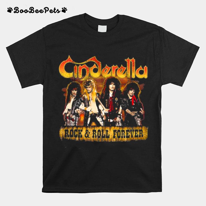 Team Music Rock N Roll Cinderella Band Vintage T-Shirt