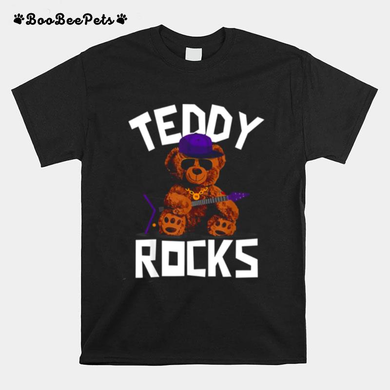 Teddy Bear Rock And Roll Lovers T-Shirt