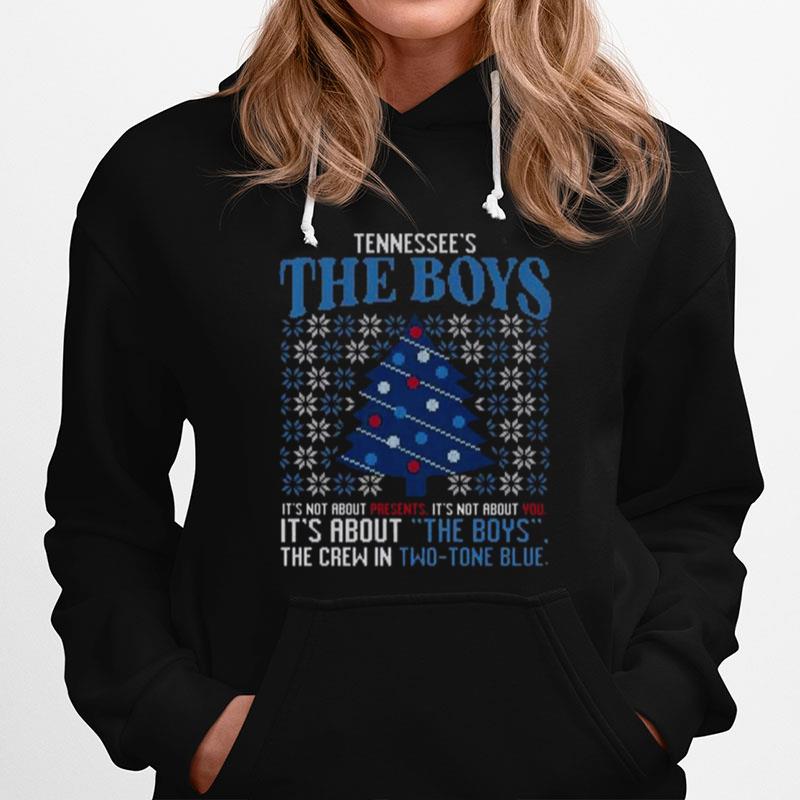 Tennessees The Boys Its Not About Presents 2022 Ugly Christmas Hoodie