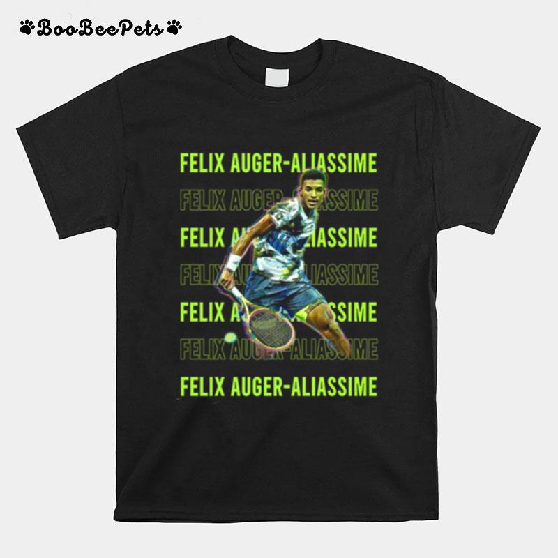 Tennis Slice Canada Tennis Felix Auger Aliassime Name T-Shirt