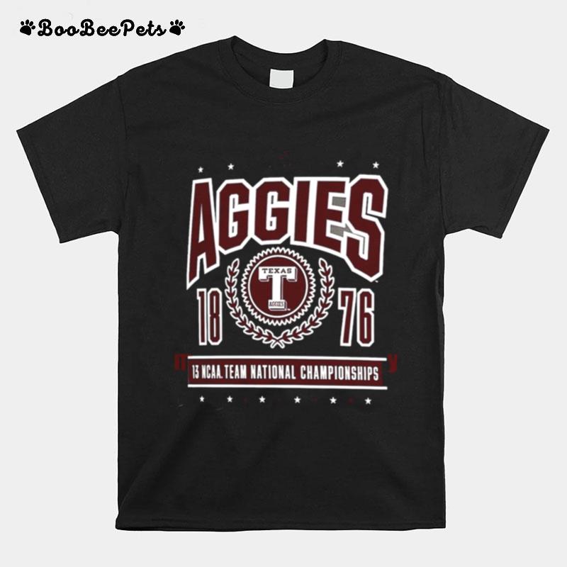 Texas Am Aggies Adidas 13 Ncaa Team National Championships Reminisce T-Shirt