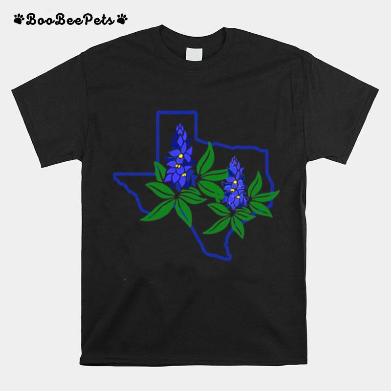 Texas Floral Happy Mothers Day T-Shirt