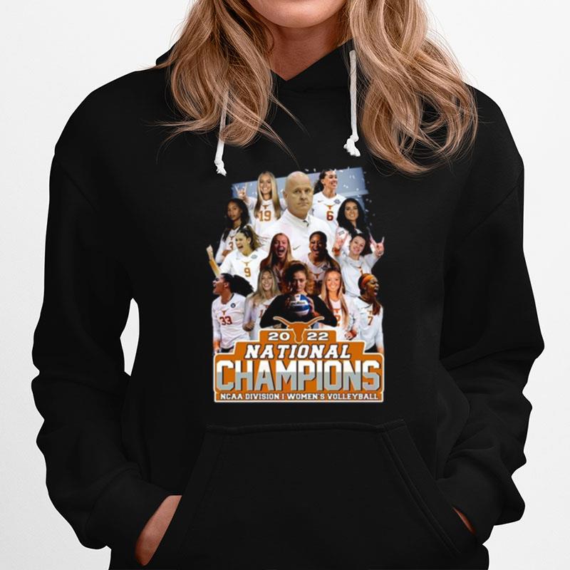 Texas Longhorn Team 2022 National Champions Ncaa Division I Womens Volleyball Hoodie