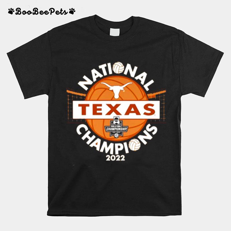 Texas Longhorns 2022 National Volleyball Champions T-Shirt