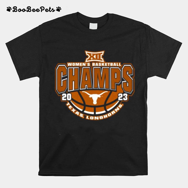 Texas Longhorns 2023 Big 12 Womens Champions T-Shirt