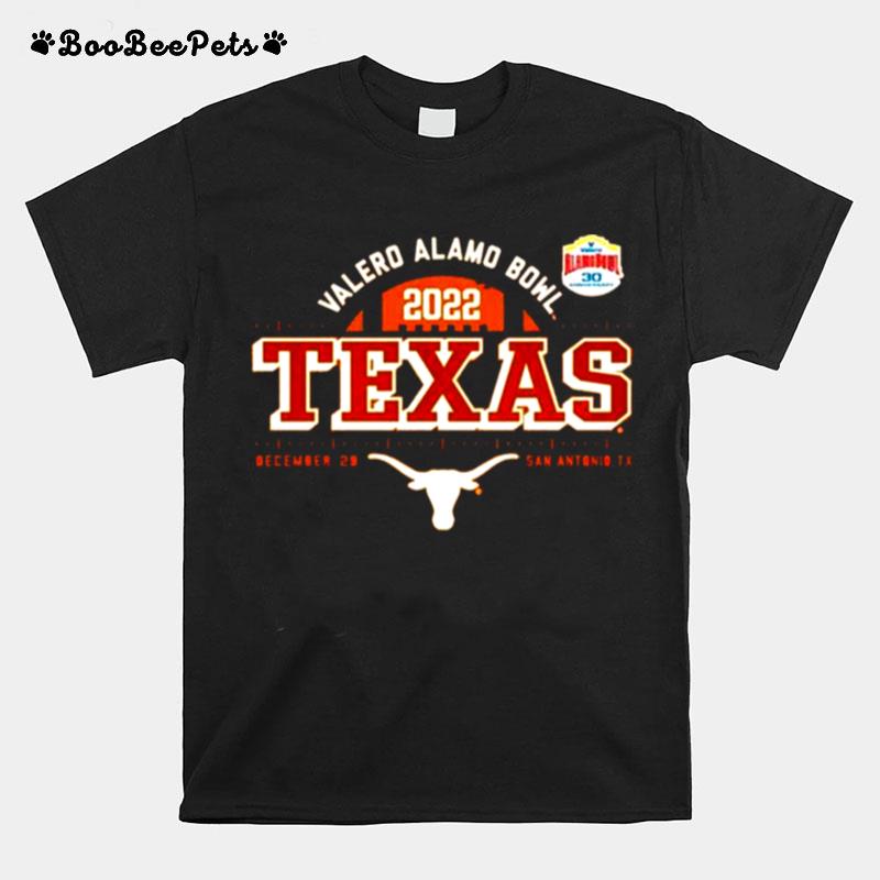 Texas Longhorns Valero Alamo Bowl 2022 Dec 29 San Antonio Copy T-Shirt