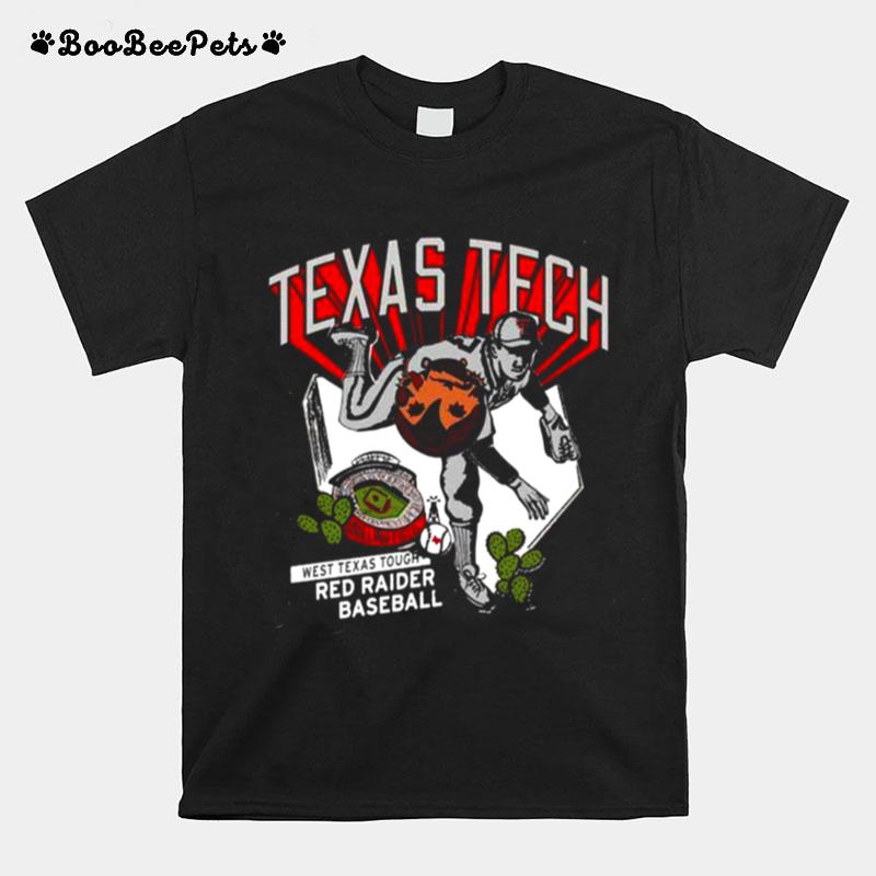 Texas Tech Red Raiders Bean Ball Baseball T-Shirt