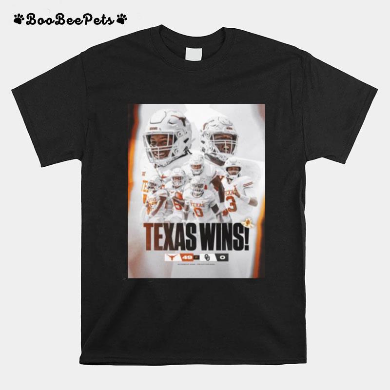 Texas Wins Red River Shootout T-Shirt