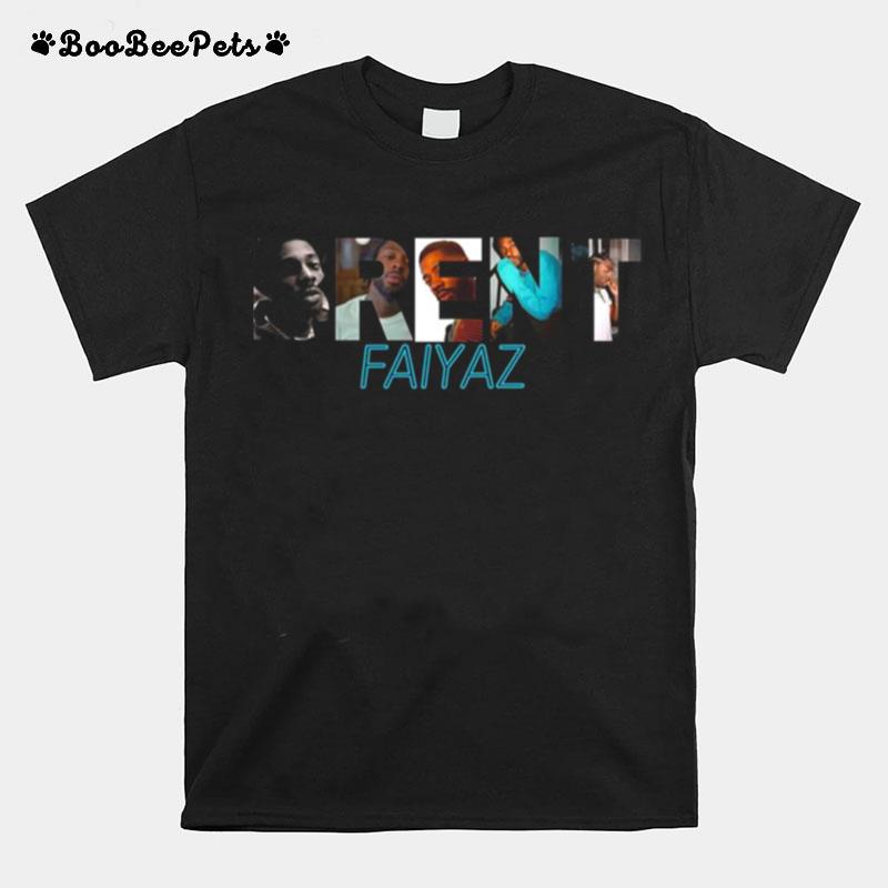 Text Art Orignal Design Brent Faiyaz T-Shirt