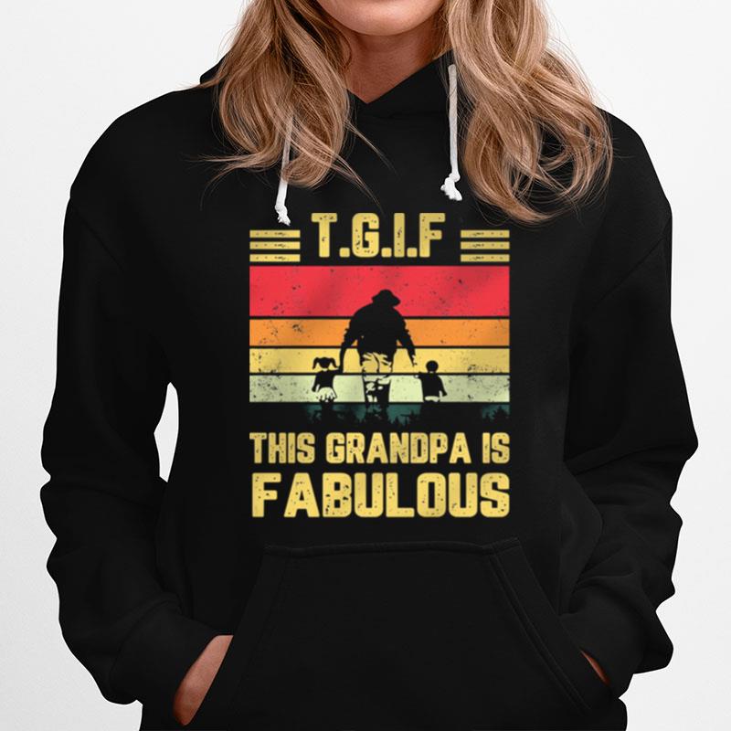 Tgif This Grandma Is Fabulous Vintage Hoodie