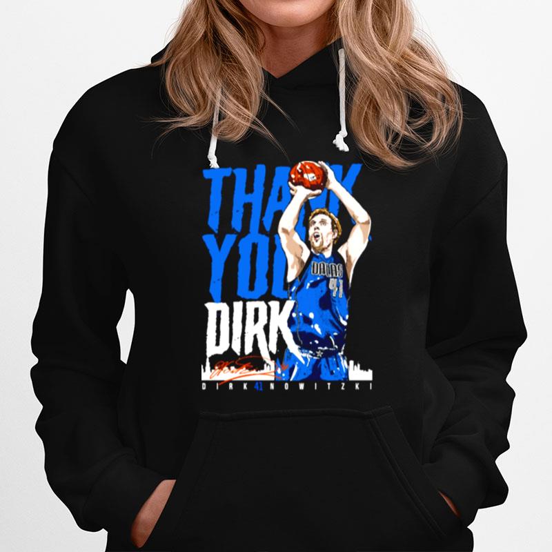 Thank You Dirk Gift Idea Luka Dirk Mavericks Hoodie