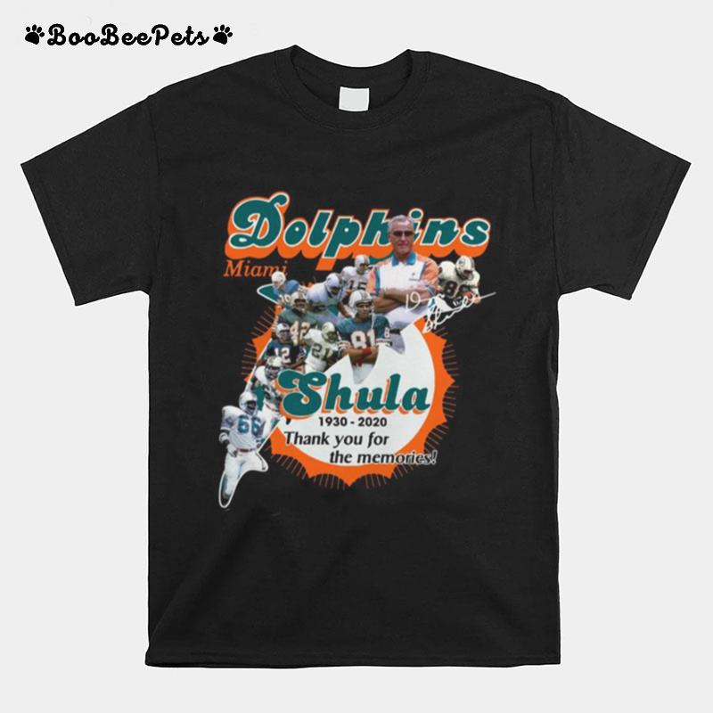Thank You For The Memories Don Shula Signature T-Shirt