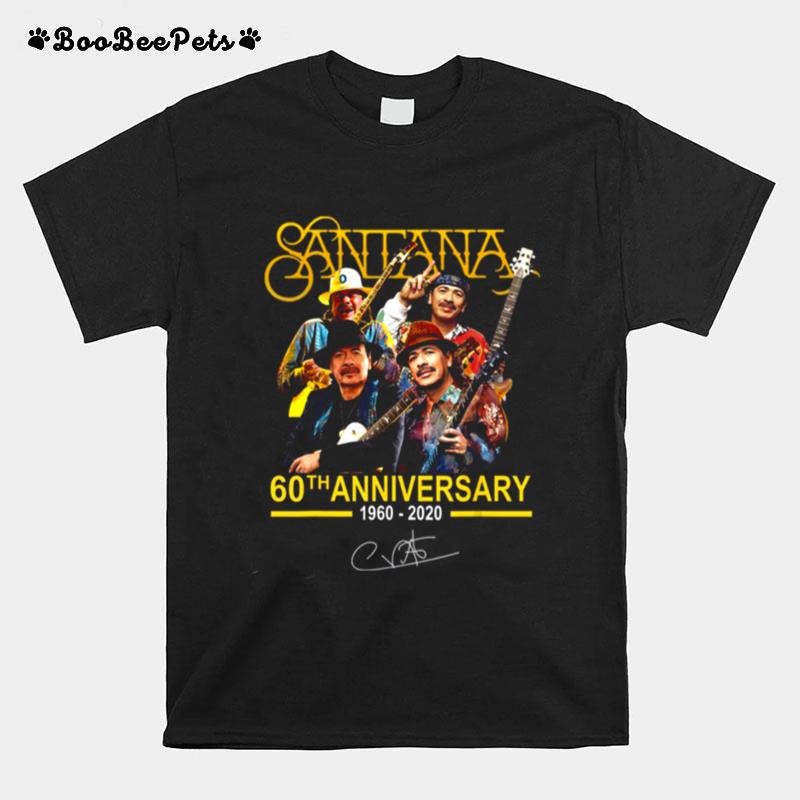 Thank You For The Memories Santana 60Th Anniversary T-Shirt