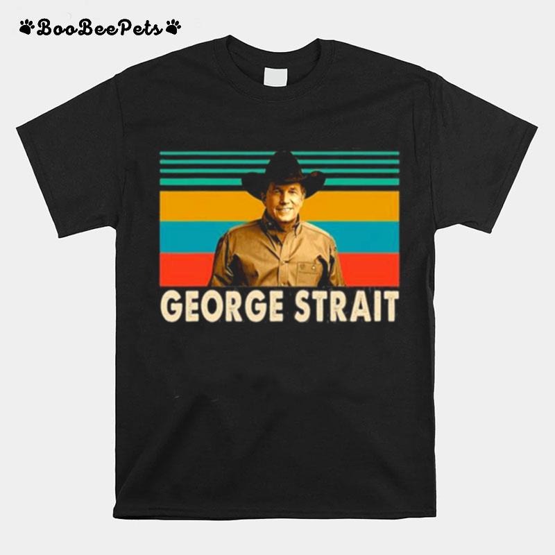 Thank You For The Memories Vintage George Art Strait Legends T-Shirt