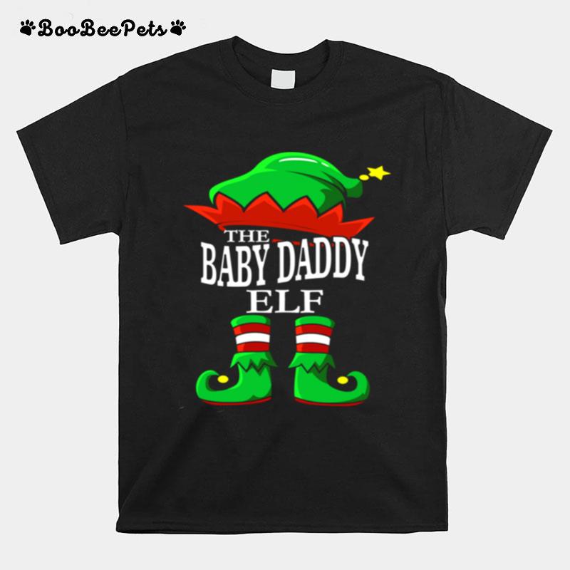 The Baby Daddy Elf Matching Group Family Christmas Fun T-Shirt