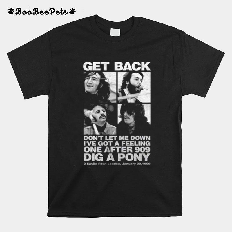 The Beatles 3 Savile Row T-Shirt