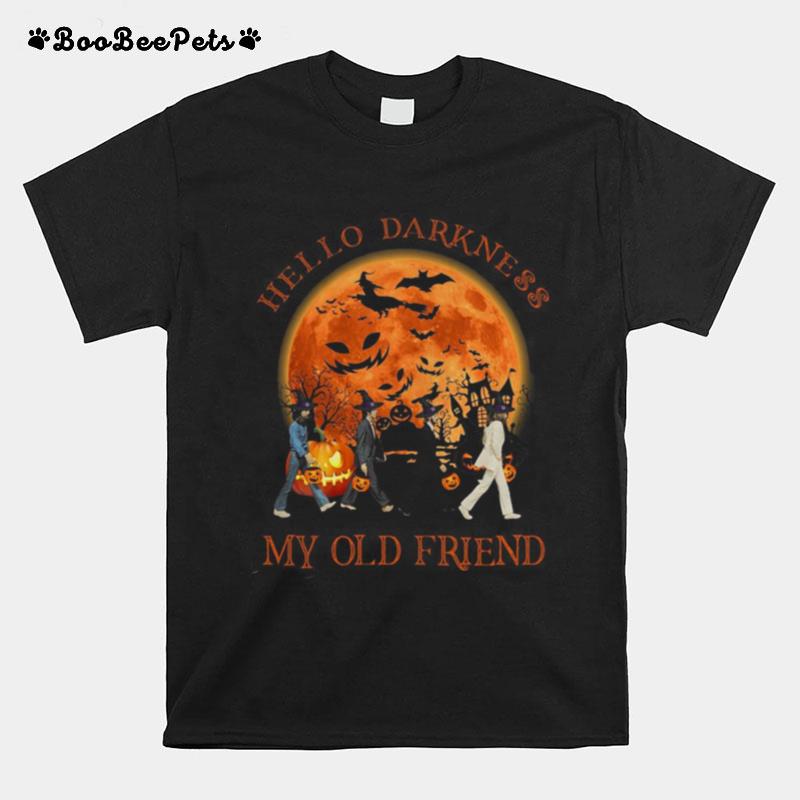 The Beatles Abbey Road Hello Darkness My Old Friend Halloween T-Shirt