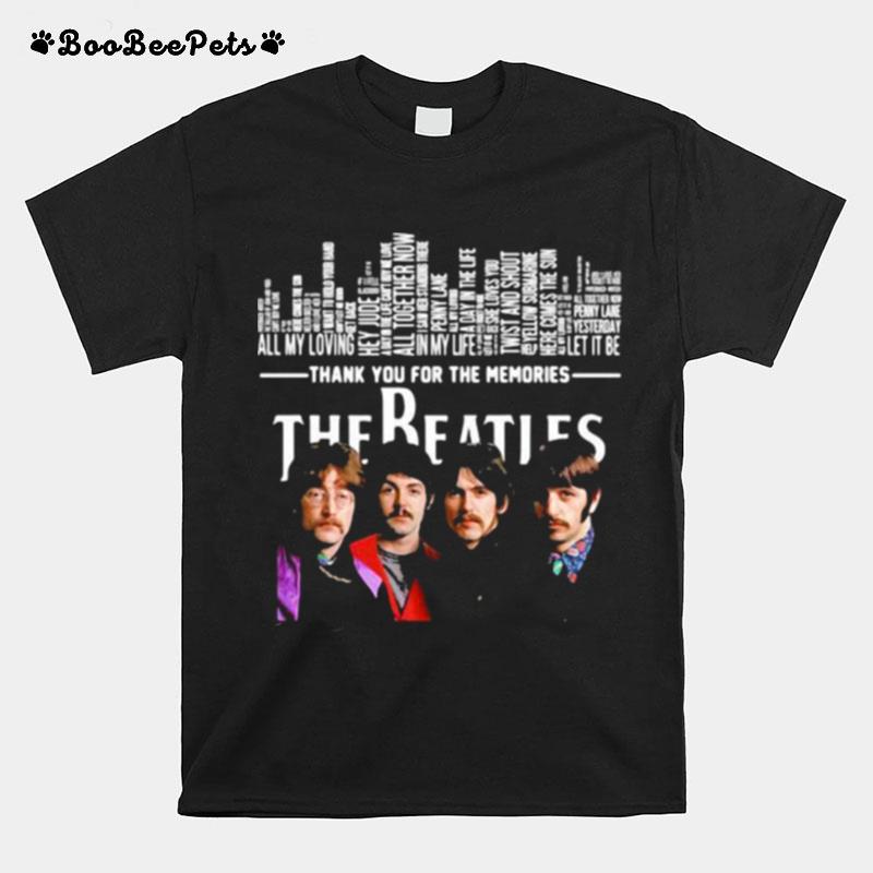The Beatles Thank You For The Memories T-Shirt