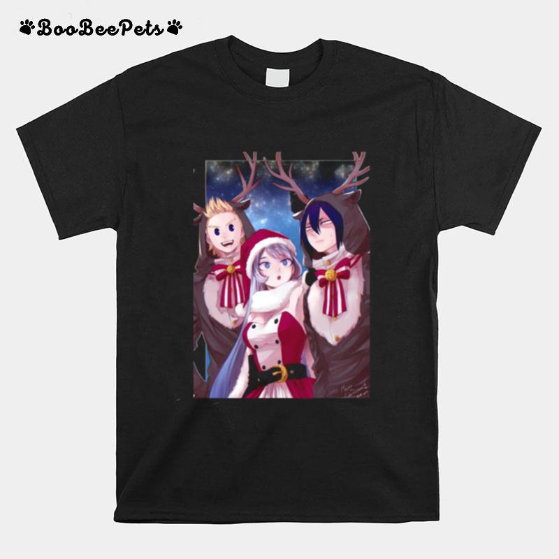 The Big Three Boku No Hero Academia In Christmas T-Shirt