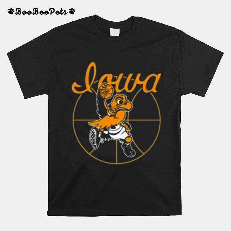 The Black And Gold Ncaa 2023 Iowa Hawkeyes Basketball T-Shirt