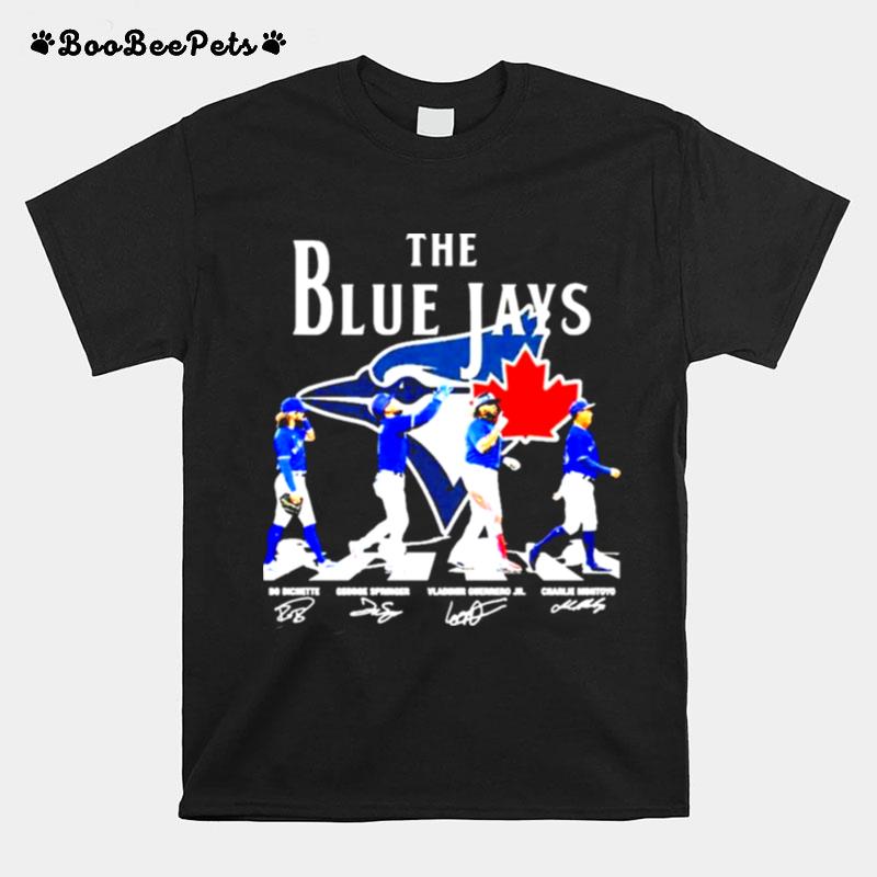 The Blue Jays Bo Bichette Springer Guerrero Jr Montoyo Signatures T-Shirt