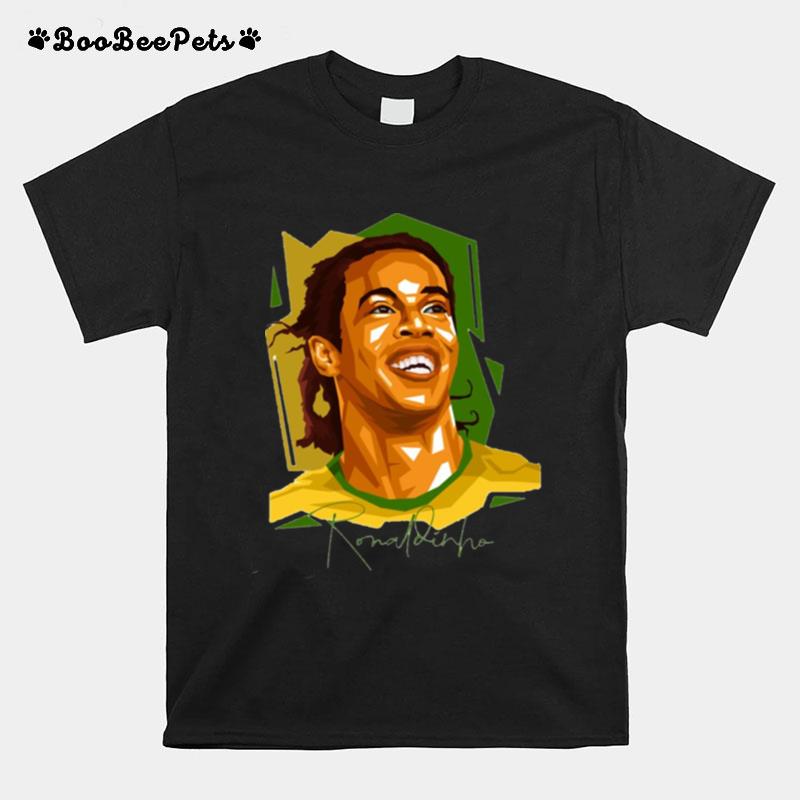 The Brazil Legend Ronaldinho Football T-Shirt