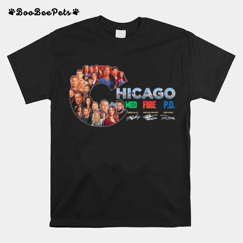 The Chicago Film With Med Fire Pd Signatures T-Shirt