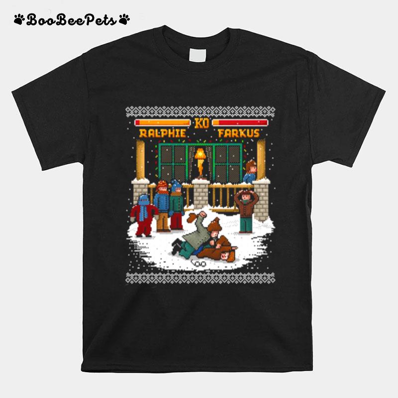 The Christmas Fight Game Oline Christmas T-Shirt