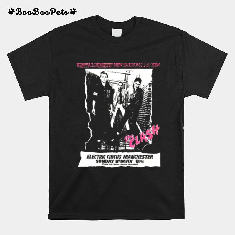 The Clash 1977 Electric Circus Manchester T-Shirt