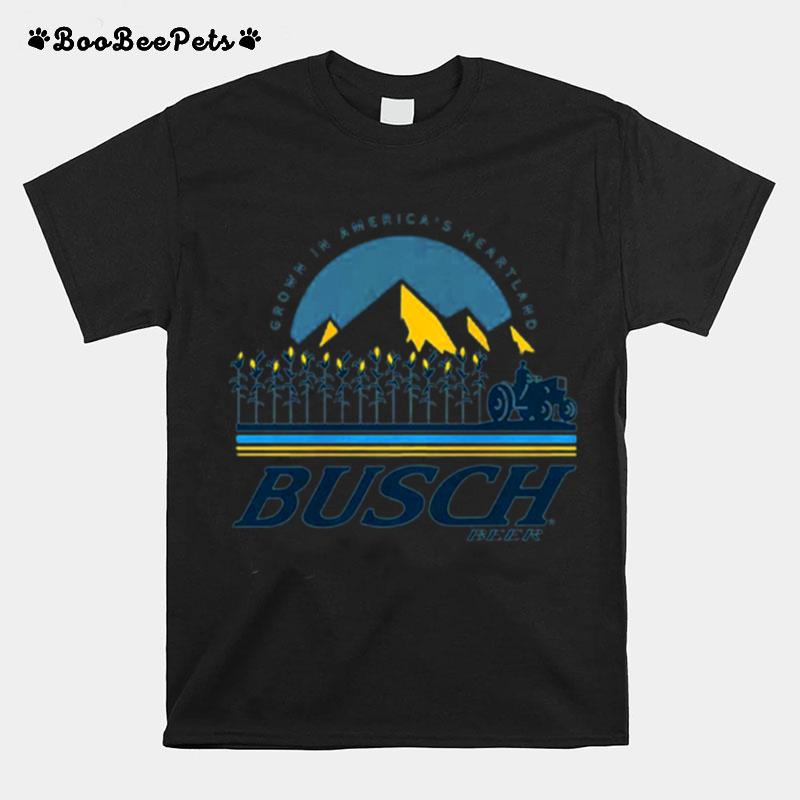 The Cornfield Busch Light Beer Logo T-Shirt
