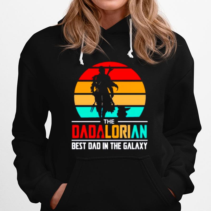 The Dadalorian Best Dad In The Galaxy Vintage Hoodie