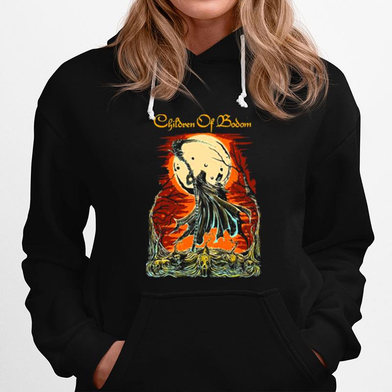 The Dark Night From Children Of Bodom Metal Hoodie