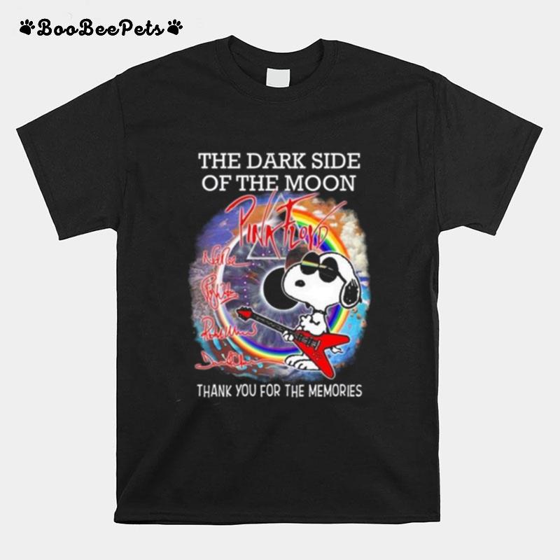 The Dark Side Of The Moon Pink Floyd Thank You For The Memories T-Shirt