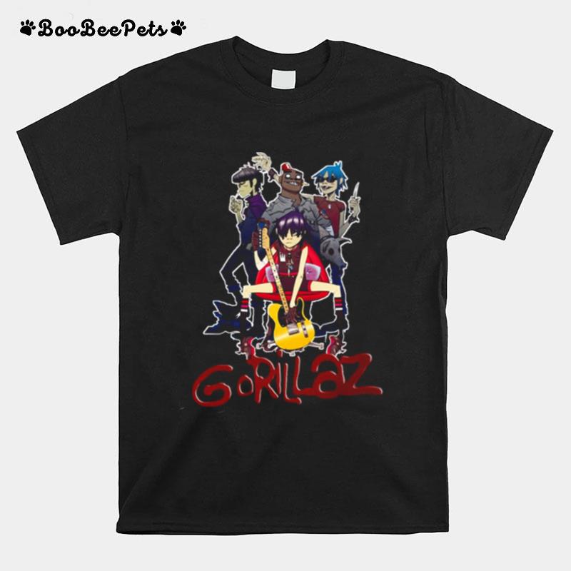 The Design Five Of Gorillaz T-Shirt