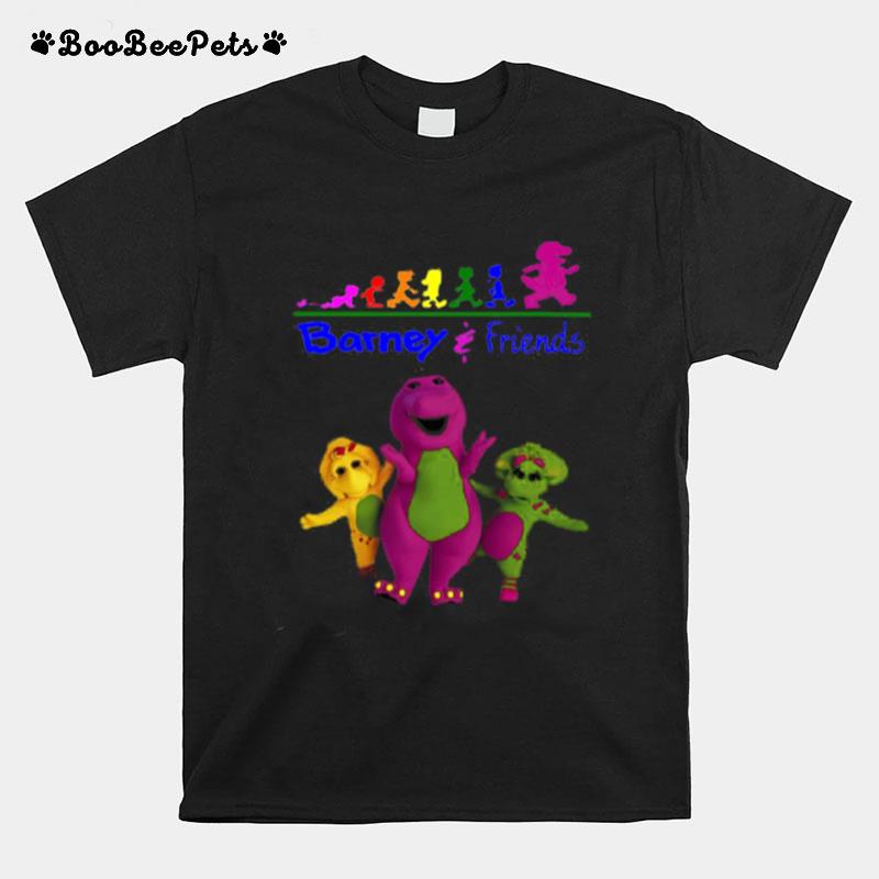 The Evolition Of Barney The Dinosaur And Friends T-Shirt